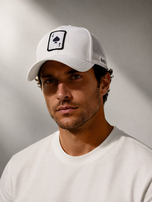 Ace cap white